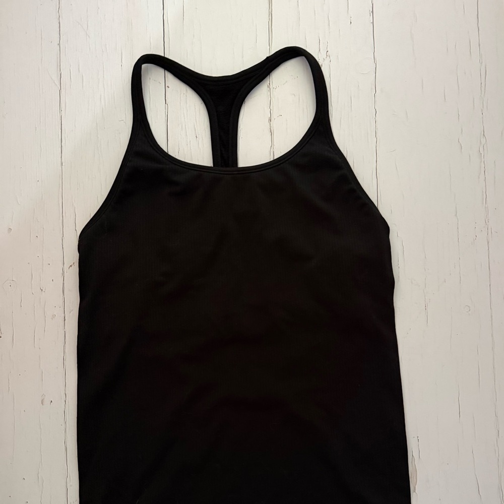 Athleta Black Racerback Tank Top